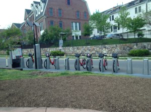Capital Bike share bikes and Shirlington Crest townhomes in background. This is a great neighborhood where I have helped people buy and sell townhomes. Questions? Just ask. 