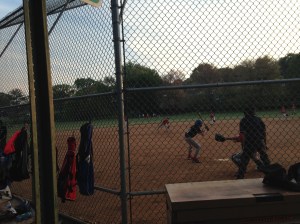 In Bluemont Park you can always see a ball game, or watch a tennis match. 